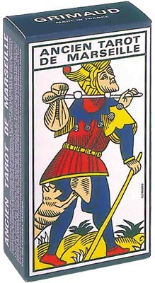 Tarot de Marseille GRIMAUD, 78 cartes en étui carton, VF
