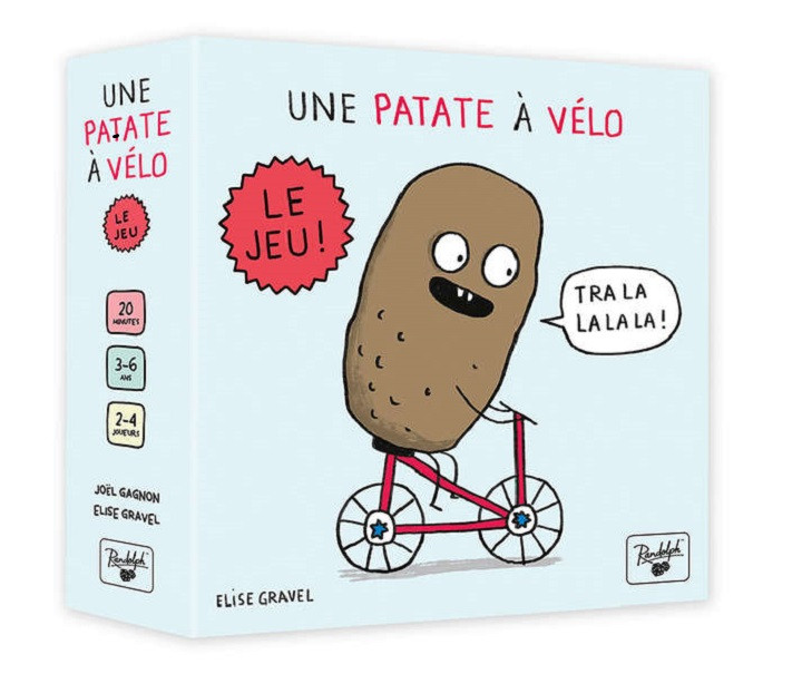 Une patate à vélo