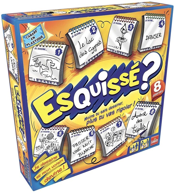 Esquissé la boîte 8 joueurs