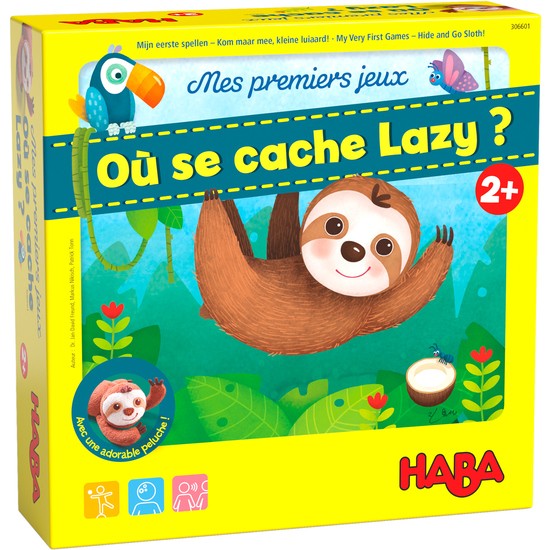 Où se cache Lazy ? - Mes 1ers jeux