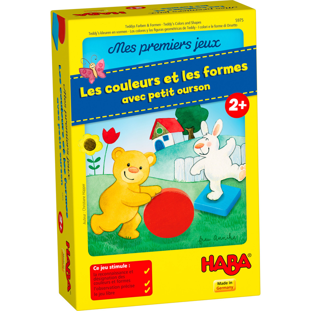 Couleurs et formes avec petit ourson - Mes 1ers jeux