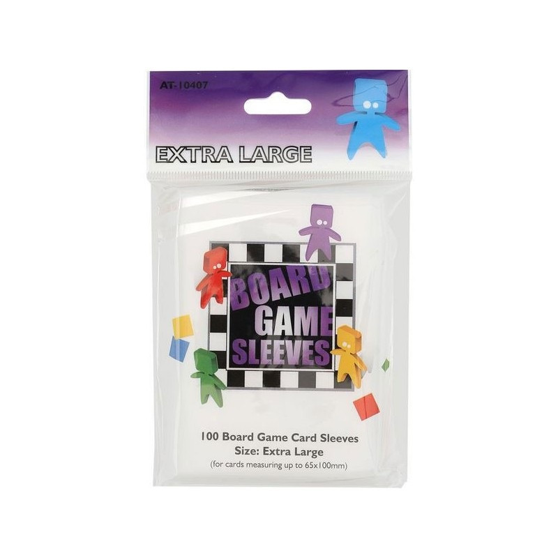 Boardgame Sleeves - Extra Large 65x100mm (7 wonder