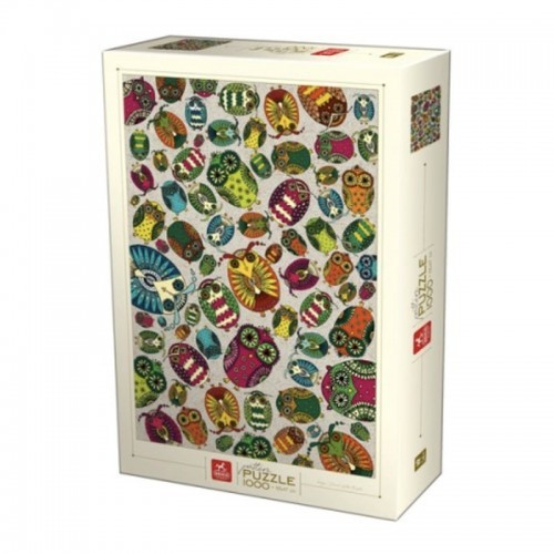 Puzzle 1000P Pattern-Owls D-Toys