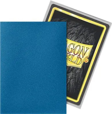 100 Dragon Shield Matte : Blue Silver