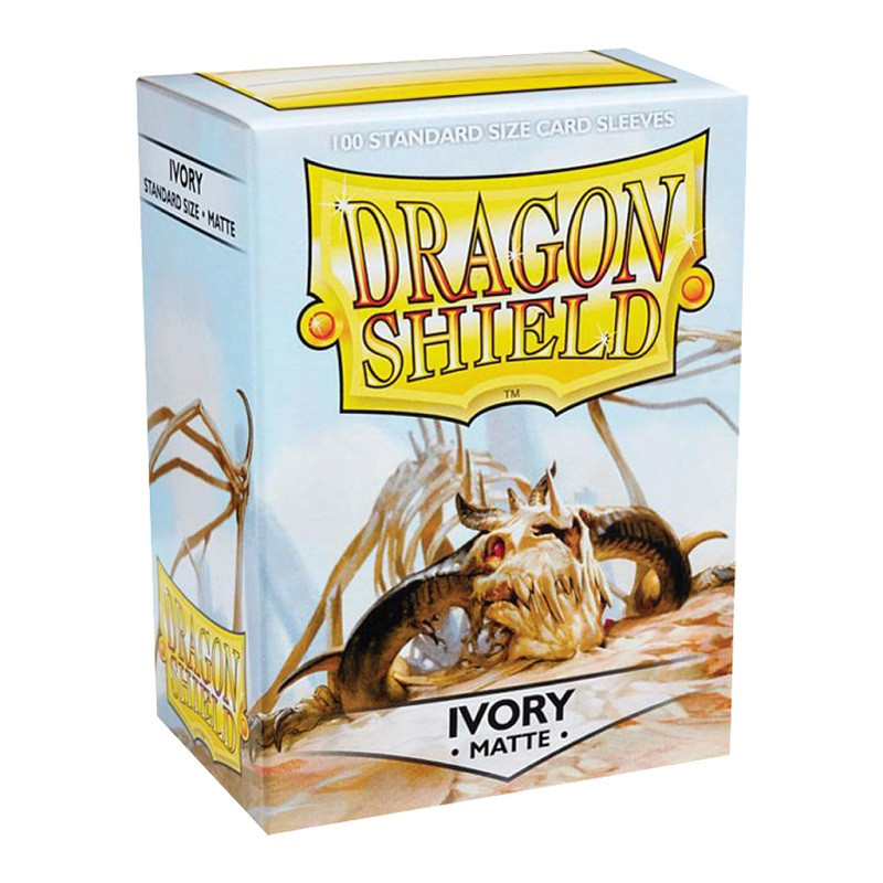 Protèges cartes Dragon Shield - Ivoire matte