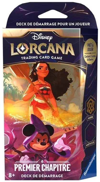 Deck Vaiana / Mickey (Ambre/Améthyste) - Lorcana Premier Chapitre