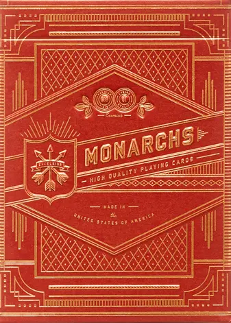 54 Cartes Monarchs Rouge - Theory 11