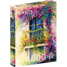 Puzzle Blooming Balcony - 1000p Darchuk - Enjoy