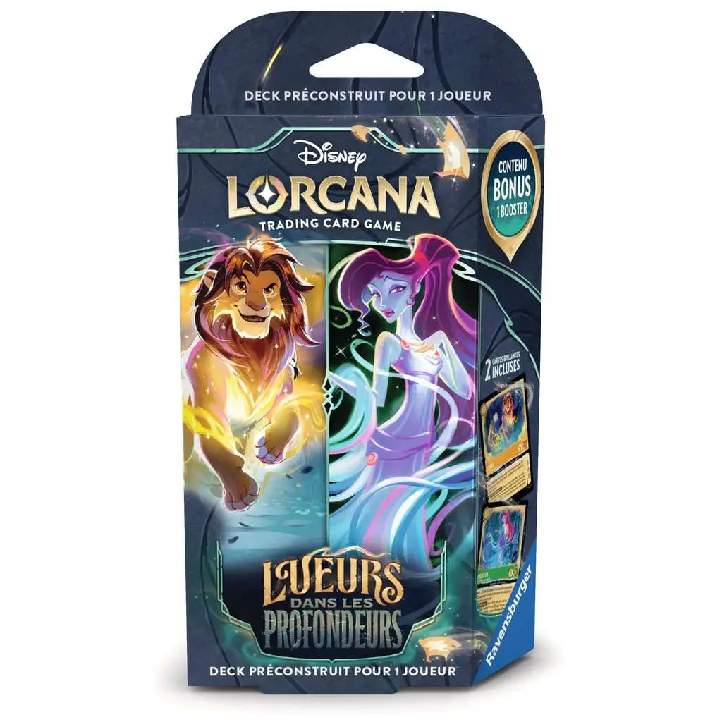 Deck Simba / Megara (Ambre/Emeraude) - Lorcana Lueurs dans les Profondeurs