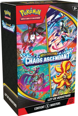 Pokémon : Bundle 6 Boosters Chaos Ascendant