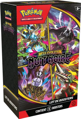 Pokémon : Bundle 6 Boosters Nuit Noire 