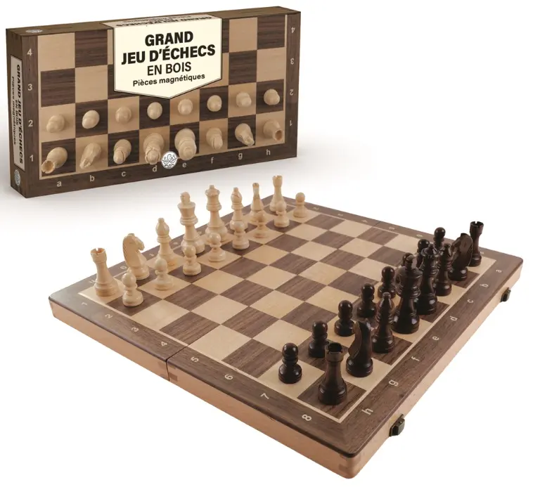 Grand jeu d'échecs magnétique pliable 39cm - WilsonJeux
