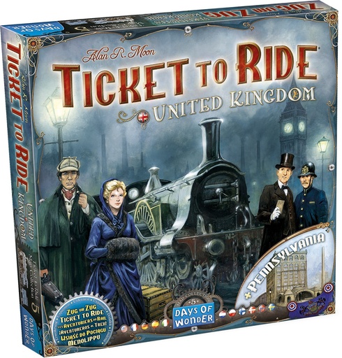 [AVENTURIERSDURAILROYAUMEUNI] Les Aventuriers du Rail - Extension Royaume-Uni/Pennsylvanie