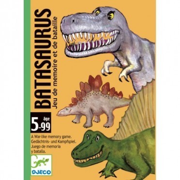 [BATASAURUS] Batasaurus, jeu de cartes (mémoire + bataille).