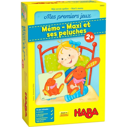 [MEMOMAXIETSESPELUCHES] Mémo, Maxi et ses peluches - Mes 1ers jeux
