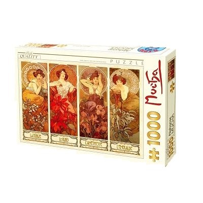 [PZMUCHAPRECIOUSSTONE] Puzzle 1000P Mucha Pierres Precieuses D-Toys
