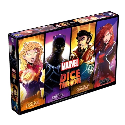 [DICETHRONEMARVELBLACKPANT] Dice Throne Marvel - Black Panther, Captain Marvel, Black Widow, Dr Strange