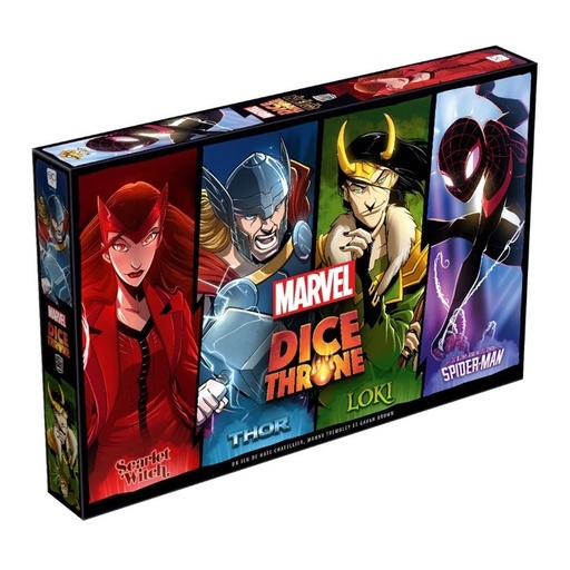 [DICETHRONEMARVELTHOR] Dice Throne Marvel - Thor, Loki, Spiderman, Scarlet Witch