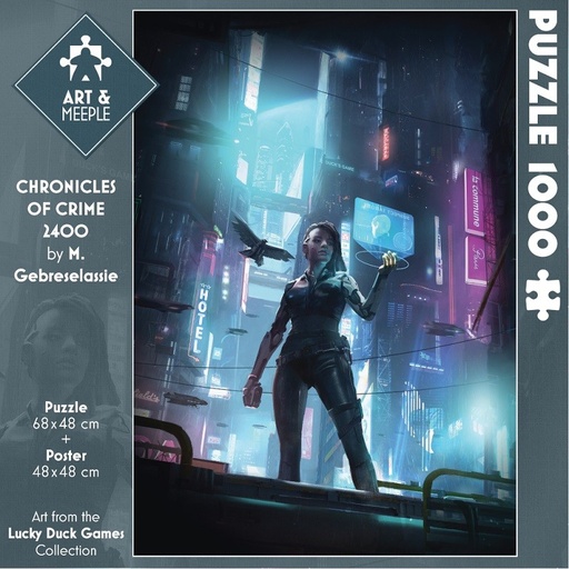 [PZ1000CHRONICLESOFCRIME24] ART&MEEPLE - Puzzle 1000 pièces 68x48cm Chronicles of Crime 2400