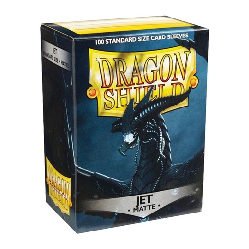 [PCDRAGONSHIELDJETMAT] Protèges cartes Dragon Shield - Jet matte