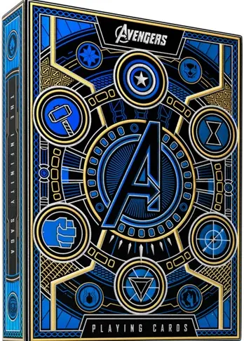 [54CGAVENGERSBLUE] 54 Cartes Avengers Blue - Theory 11