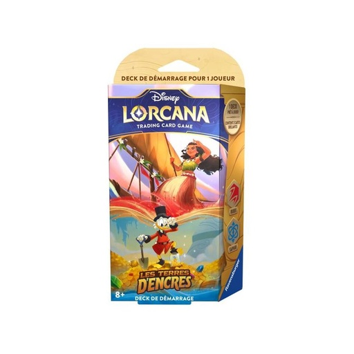 [DECKTERRESDENCREONCLEPICS] Deck Picsou / Vaïana (Rubis / Saphir) - Lorcana les Terres d'Encres