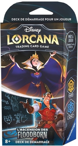 [DECKFLOODBORNREINEGASTON] Lorcana - Deck L'Ascension des Floodborn - Reine / Gaston