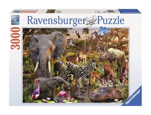 [PZANIMAUXDUCONTINENTAFRIC] Puzzle 3000 p - Animaux du continent africain