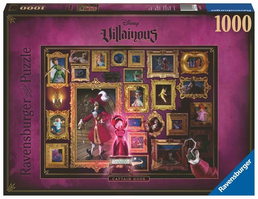 [PUZZLEVILLAINOUSCAPTAINHOOK] Puzzle 1000 p - Capitaine Crochet (Collection Disney Villainous)