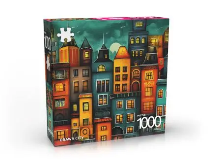[PUZZLEABI1000DRAWNCITY] PUZZLE ABI 1000 - Drawn City