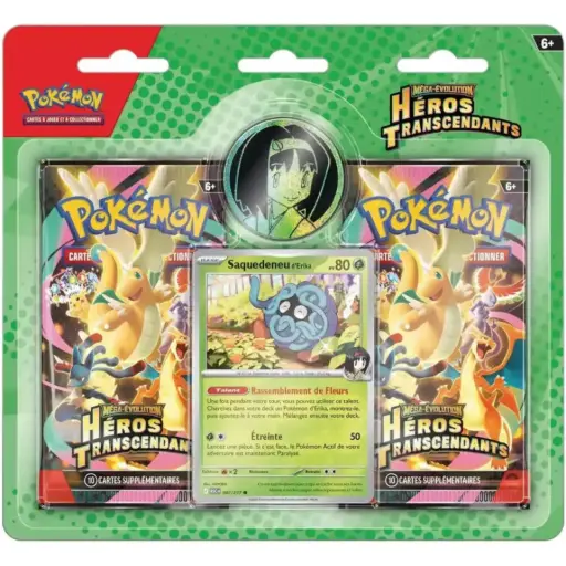[PACK2BOOSTHEROSTRANSCEND] Pack 2 Boosters Héros Transcendants Pokémon