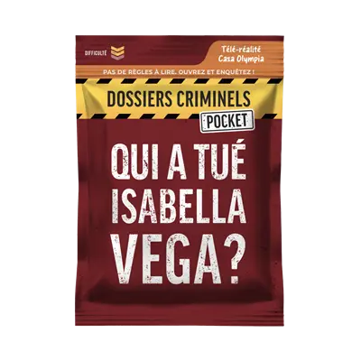[QUIATUEISABELLAVEGA] Dossiers Criminels Pocket  2 - Qui a tué Isabella Vega ?  